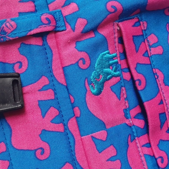 Tracy Negoshian elephant print shorts, Sz 10 - Picture 6 of 10